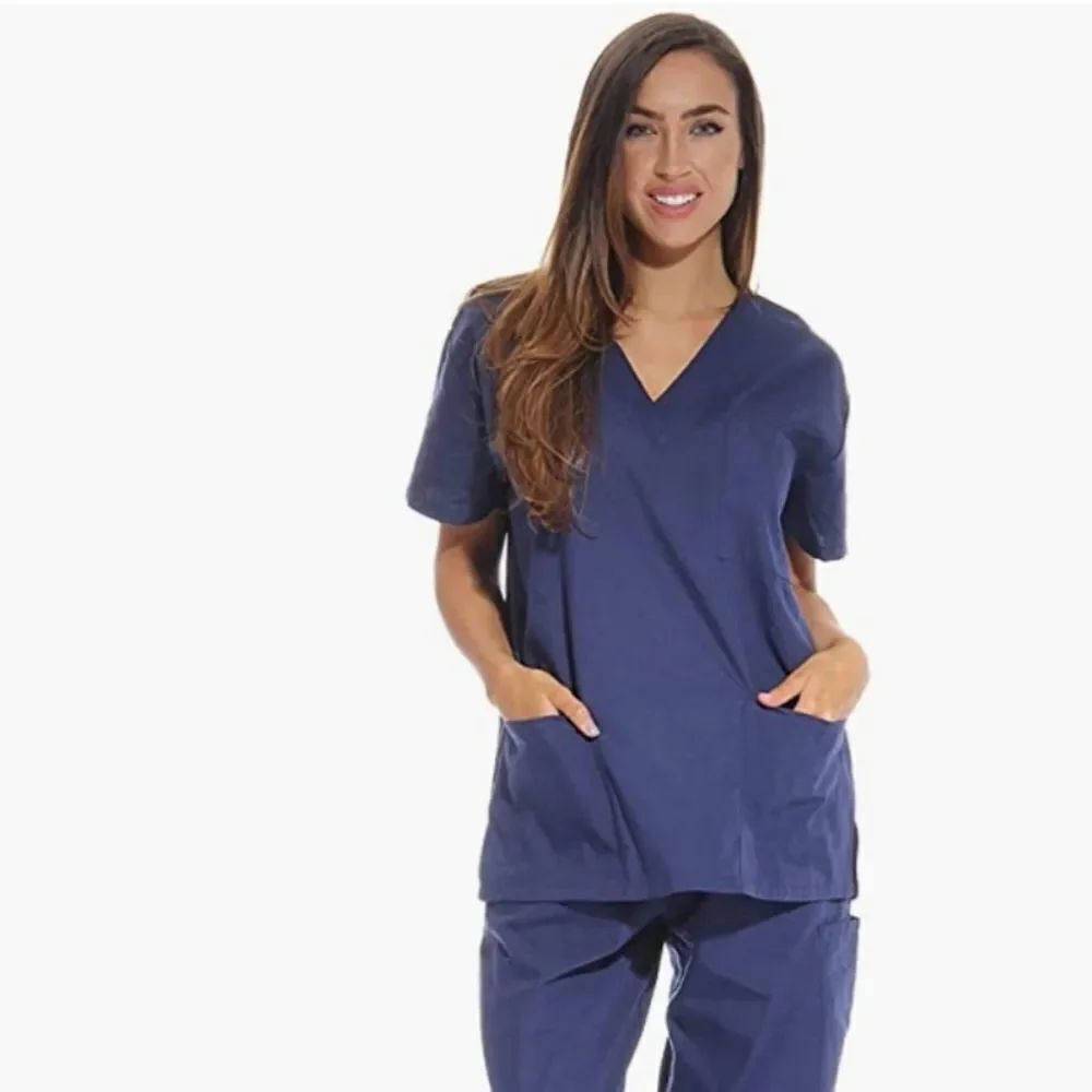 JUST LOVE UNIFORM SCRUB WOMEN"S V-NECKLINE SHIRT